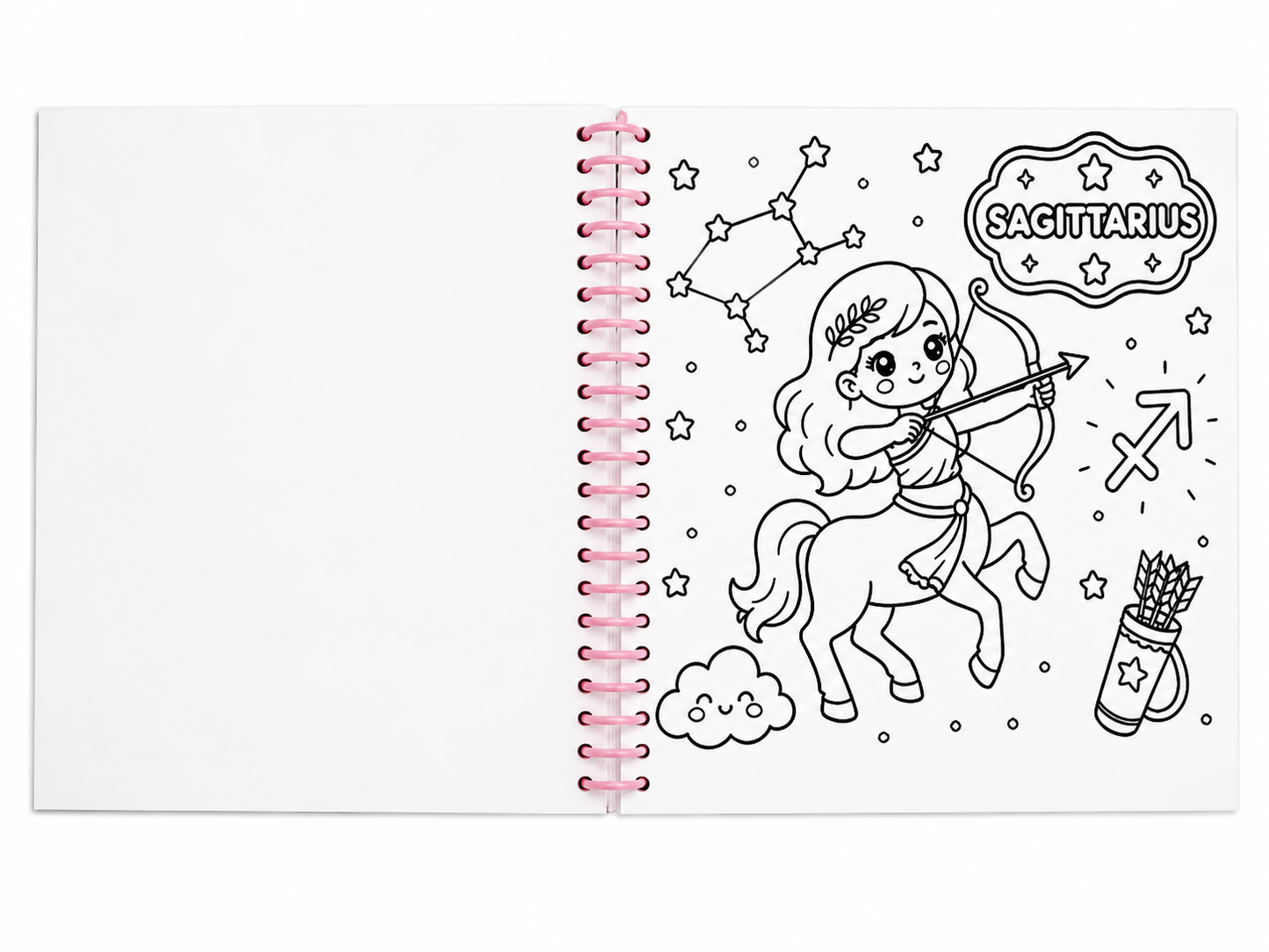 Cozy Space Coloring Book