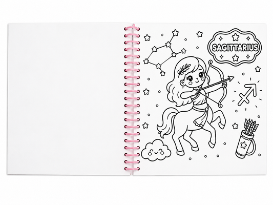 Cozy Space Coloring Book