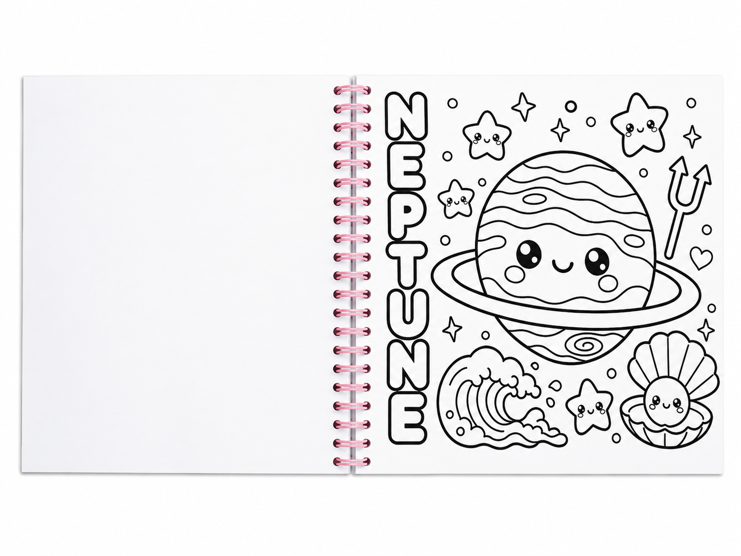 Cozy Space Coloring Book