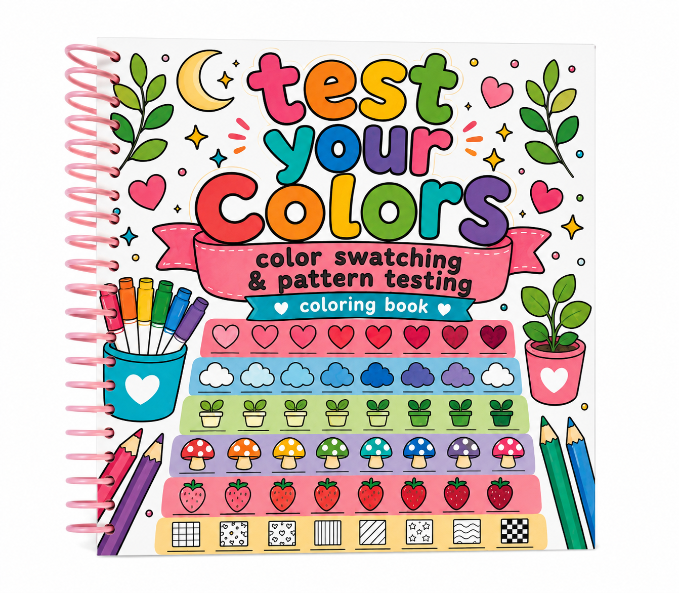 Test your colors coloring book ￼