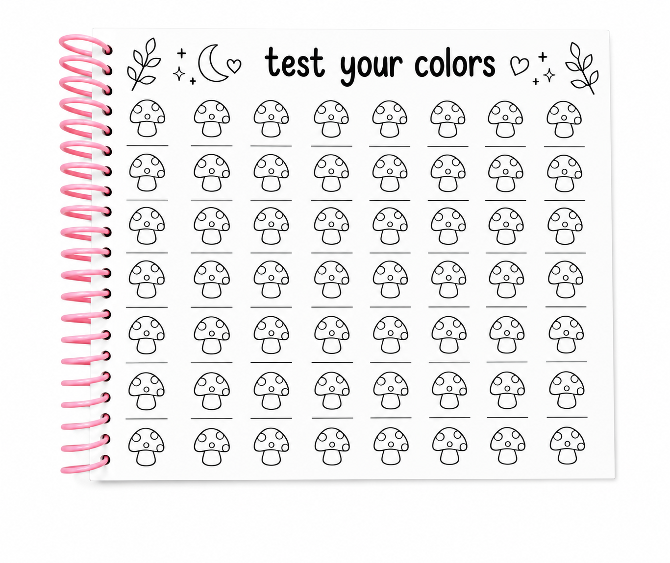Test your colors coloring book ￼