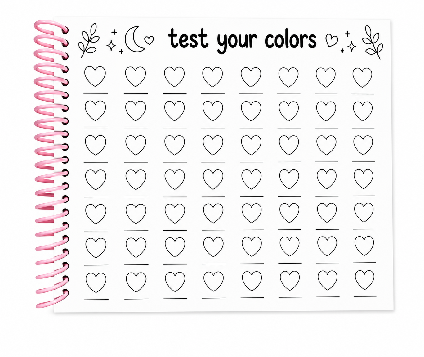 Test your colors coloring book ￼