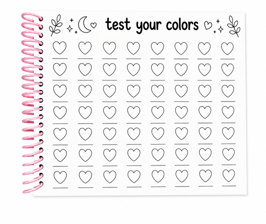Test your colors coloring book ￼