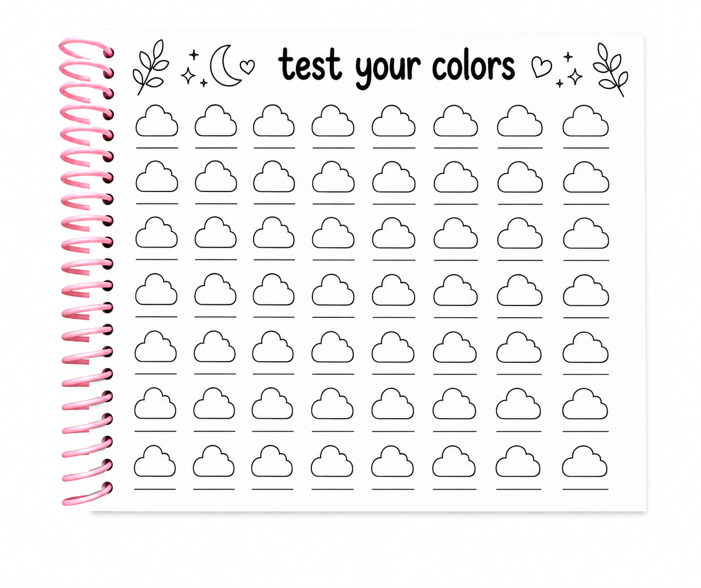 Test your colors coloring book ￼